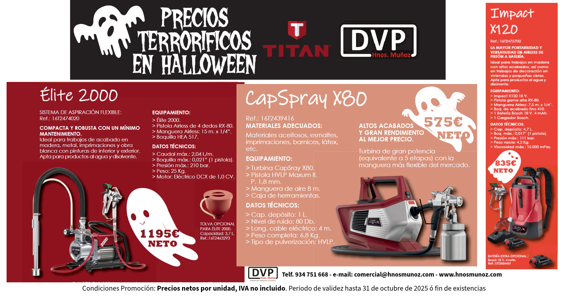 PRECIOS TERRORIFICOS EN HALOWEEN